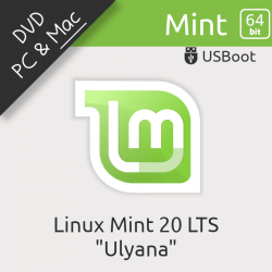 Disque DVD Linux Mint 20...