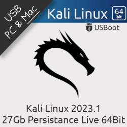 Clé USB Kali Linux 2023.1 Bootable + Persistance