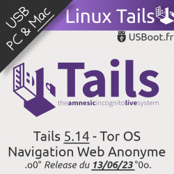 Clé USB Linux Tails 5.14 Bootable