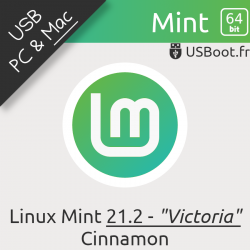 Clé USB Linux Mint 21.2...