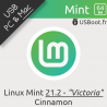 Clé USB Linux Mint 21.2 Victoria 64Bit