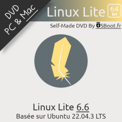 Disque DVD Linux Lite OS...