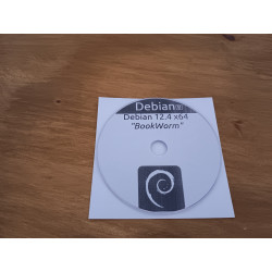 DVD Linux Bootable Debian 12.4 Bookworm 64Bit