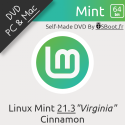 Disque DVD de Linux Mint...