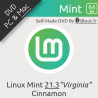 Disque DVD de Linux Mint 21.3 Virginia 64Bit