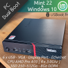 Ordinateur PC Bureau Linux Mint 22 Dual Boot Windows 10 Pro