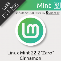 Cléf USB Linux Mint 22.2 Zara