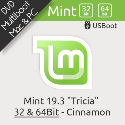 Disque DVD Linux Mint 19.3...