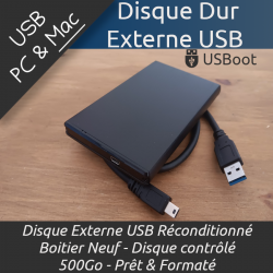 Disque Dur Externe 500Go...