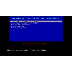 Disque DVD Linux Mint 19.3 Tricia 32bit & 64Bit