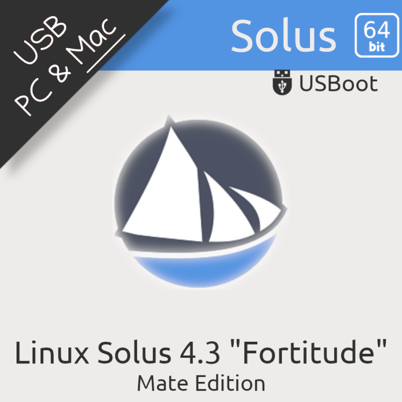Clé USB Solus 4.3 Fortitude