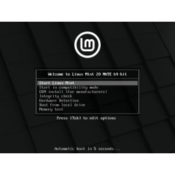 Clé USB Linux Mint 20 Ulyana