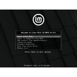 Disque DVD Linux Mint 20 Ulyana