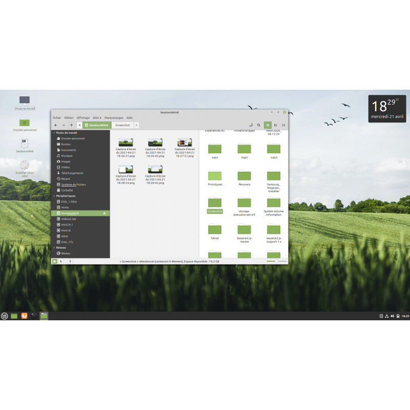 Clé USB Linux Mint
