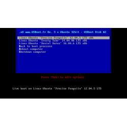 Disque DVD Linux Multiboot Pour Vieux PC - USBoot-Disk 2