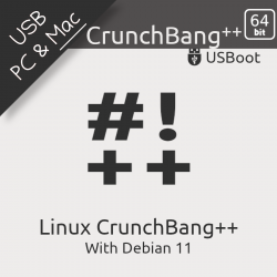 Clé USB Linux CrunchBang++...