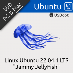 DVD Linux Ubuntu 22.04.1...