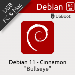 Clé USB Linux Debian 11...