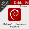 Clé USB Linux Debian 11 BullsEye 64Bit