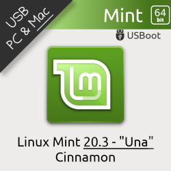 Clé USB Linux Mint 20.3 Una...