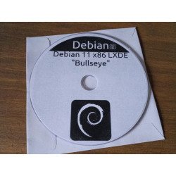 DVD Linux Debian 11 BullsEye 32Bit