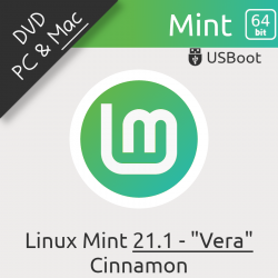 DVD Linux Mint 21.1 Vera 64Bit