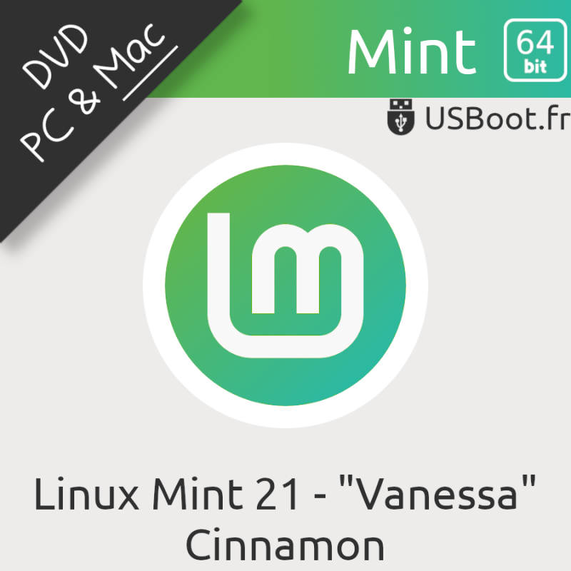 DVD Linux Mint 21 Vanessa