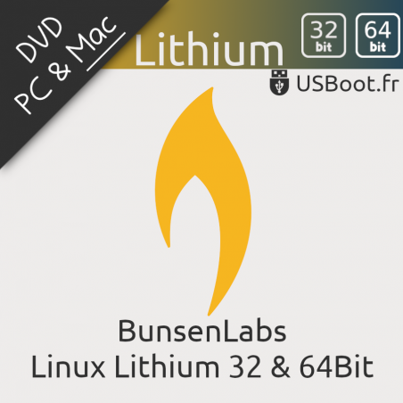 DVD Linux Lithium 32bit + 64Bit Bootable
