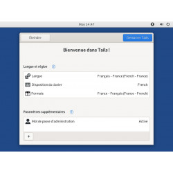 Clé USB Linux Tails 5.10 Bootable